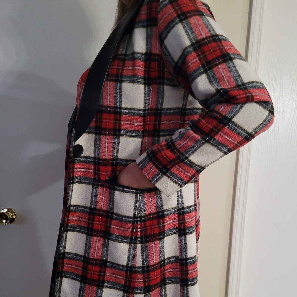 Current mood plaid jacket